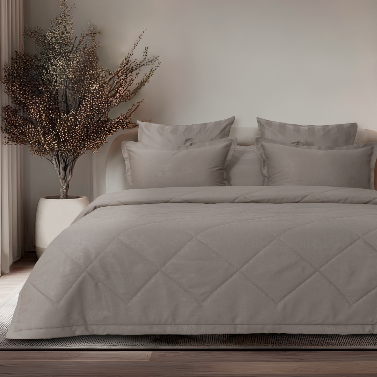 Покрывало | ПОКРЫВАЛО LORENZO БЕЖЕВЫЙ