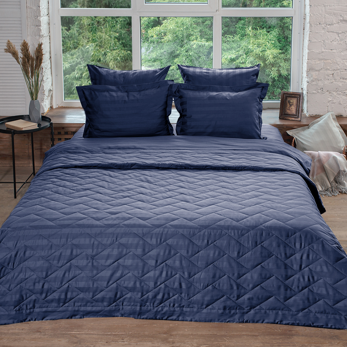 Покрывало хлопковое | Покрывало хлопковое Морская глубина