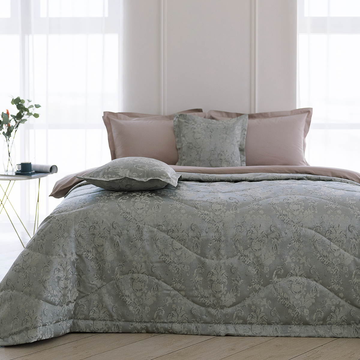 Покрывало | ПОКРЫВАЛО ELLADA СЕРЫЙ