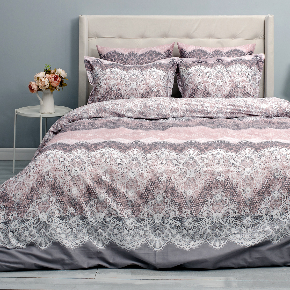 Постельное бельё Cатин | Вуаль