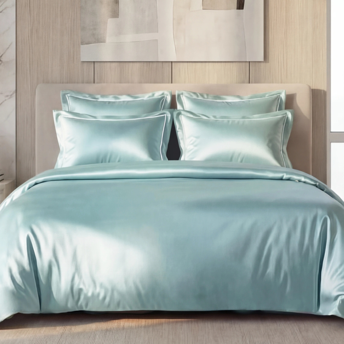 Постельное бельё  Tencel | ПОСТЕЛЬНОЕ БЕЛЬЁ LYOCELL SILVER BLUE