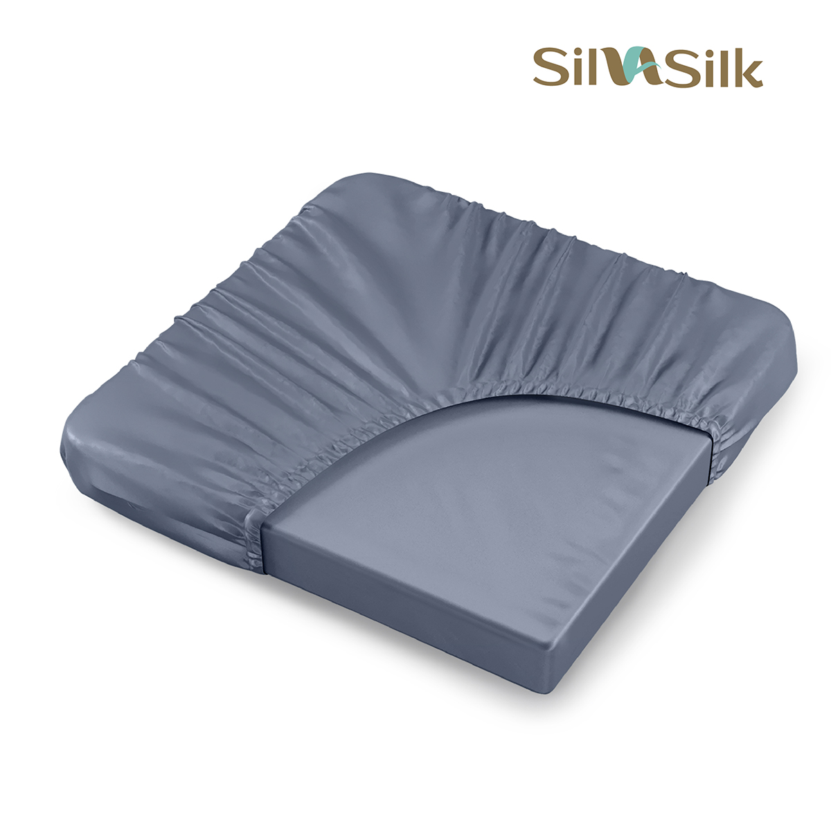 Простыня на резинке SilvaSilk | ПРОСТЫНЯ НА РЕЗИНКЕ SILVA SILK, 100% LYOCELL 310ТС, "OCEAN"