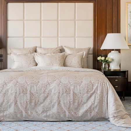 ПОСТЕЛЬНОЕ БЕЛЬЁ САТИН ЖАККАРД ADRIANA  grigio