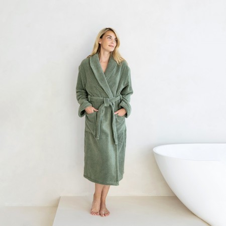 ХАЛАТ МАХРОВЫЙ RENAISSANSE ЗЕЛЕНЫЙ ЧАЙ